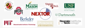 Nextor Research Partner University Logos - Ohio State Buckeyes 4" X 7" White
