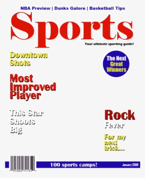 Sports Illustrated Cover Png - Sports Magazine Cover Layout