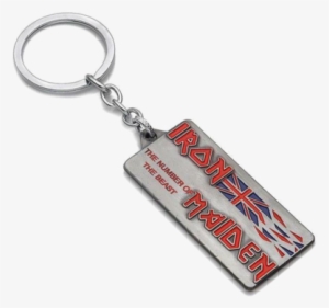Iron Maiden Keychain "union - Iron Maiden The Number Of The Beast Keychain Key Ring