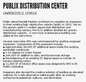 Publix Distribution Center Lawrenceville, Georgia Publix - Document