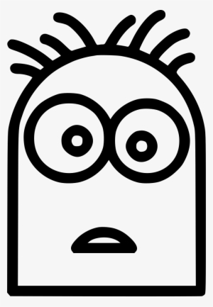 Minion Despicable Me Humanoid - Eyes Minions Black And White
