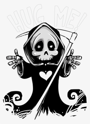 Ghost Png Free Download - Cute Grim Reaper Png