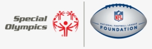 Nfl Foundation And Special Olympics Logo Lockup - Special Olympics Utah Logo Png