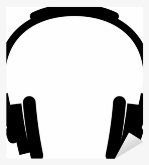 Dj Headphones Vector Illustration Sticker • Pixers® - Dj Headphones Vector