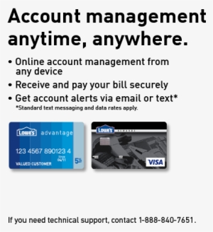 Welcome To The Lowe's Credit Online Account Management - Credit Card