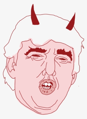 Donald Trump Floating Head - Illustration