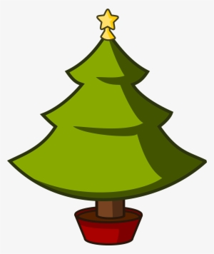 Decoration Clipart Christmas Tree - Christmas Tree Cartoon Vector