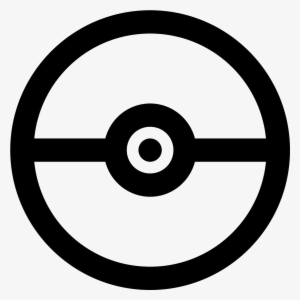 The Images Is Shaped Like A Circle, Divided In Half - Pokemon Ball Coloring Page