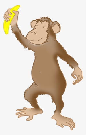 Funny Monkey Drawings Monkey Clip Art Funny Walking - Drawing
