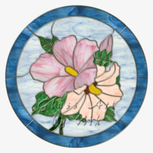 Stained Glass Art By Nik "hibiscus" Digital Stained - Stained Glass
