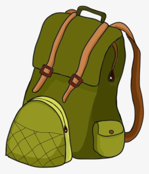 Hiking Backpack Clipart - Backpack Transparent