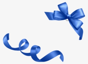 Ribbon Png - Blue Gift Ribbon Png