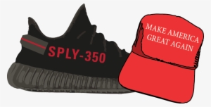 Politically Inspired Fashion Is In This Season - Adidas Yeezy 350 V2 - Cp9652, Size: 4, Black