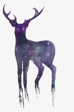 Galaxy Deer By Murduril On Deviantart Svg Library Stock - Galaxy Deer Png