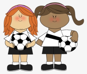 Cliparts Similar To Soccer Clipart Sports Meet - Girls Playing Soccer Clip Art