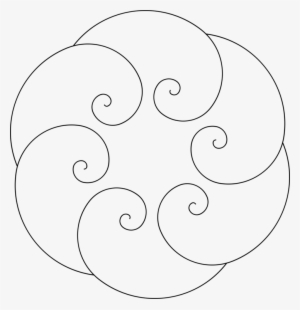 Golden Ratio Line Art Drawing Geometry - Golden Ratio Spirals