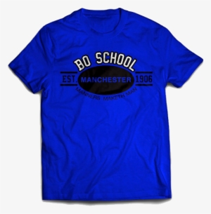 Manchester Town Bo School T-shirt - Heroes Are Born In August
