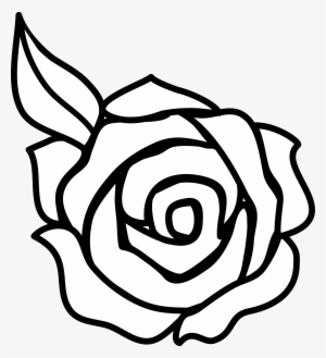 Flower Drawing Rose At Getdrawings - Beginner Rose Drawings Easy