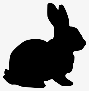 Rabbit Silhouette - Rabbit Silhouette Clipart