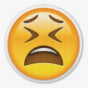Sad Emoji - Apple Tired Emoji