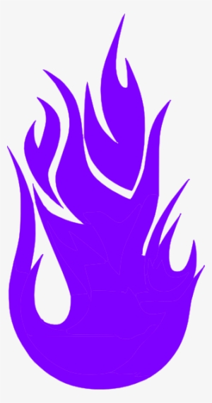 Fire - Cartoon Purple Fire