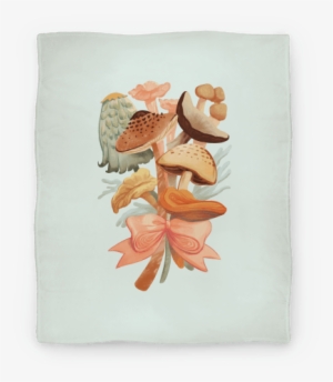 Bouquet Of Mushrooms Blanket - Bouquet Of Mushrooms Tote Bag: Funny Tote Bag From