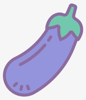 It's A Logo Of An Eggplant - Bakłażan Png