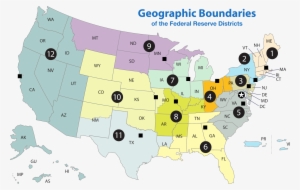 List Of Regions Of The United States Wikipedia - Geographical Boundaries Of The Federal Reserve Districts
