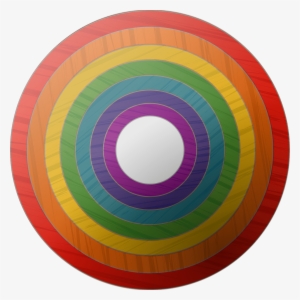 Rainbow Target - Bandera Lgbt Circulo Png