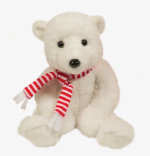 Sold Out Douglas Miki Holiday Polar Bear Small - Polar Bear Plush Png