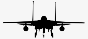 Free Png Fighter Plane Front View Silhouette Png Images - Png Airplane Front View