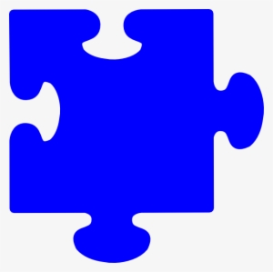 Puzzle Clipart - Light Blue Puzzle Piece