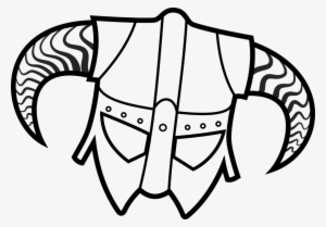 Skyrim Logo Drawing At Getdrawings - Skyrim Iron Helmet Drawing