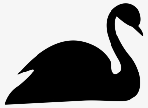 Swan Clipart Silhouette - Swan Silhouette Clip Art