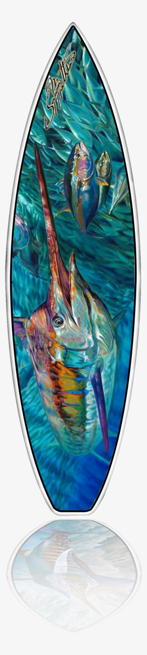 Blue Surfboard Png Png Free Library - Surfboard Transparent
