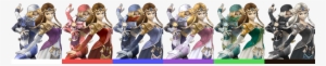Zeldasheik Palette - Super Smash Bros Brawl Zelda Colors