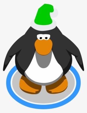 Elf Hat Ingame - Shamrock Club Penguin