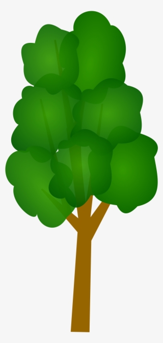Free Tall Green Tree Clip Art Jbkv20 Clipart - Long Tree Vector Png