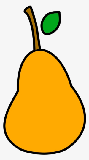 A Less Simple Pear Free Vector - Pear Clipart