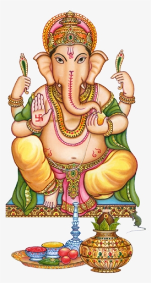 It Is Said In The Puranas That The Great-bellied Lord - God Ganesh
