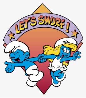 Let's Smurf Logo Png Transparent - Smurf Vector