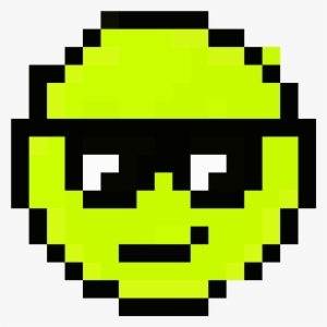 The Cool Emoji - Happy Emoji Pixel Art