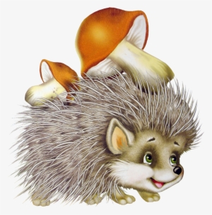 Hedgehog Png - Autumn Hedgehog Clipart
