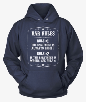 Bartender Shirt - Bar Rules - Snazzyshirtz - Com