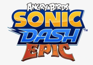 Angry Birds Sonic Dash Epic Logo