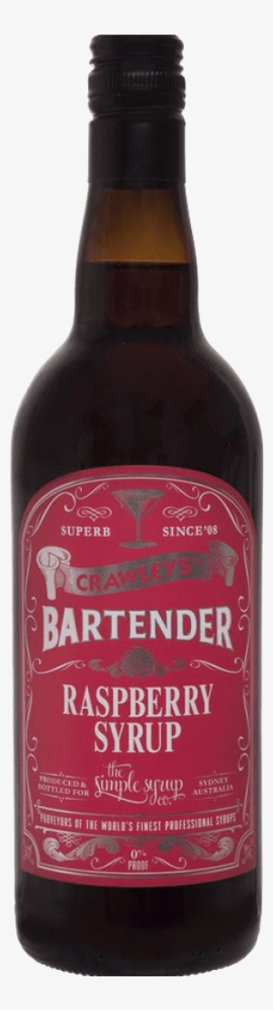 Crawleys Bartender Raspberry Syrup 750ml - Beer Bottle