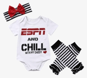 Petite Bello Bodysuit Set 0-6 Months Espn Daddy Bodysuit - Espn And Chill With Daddy