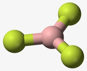 Boron Trifluoride 3d Balls - Boron Trifluoride 3d Structure