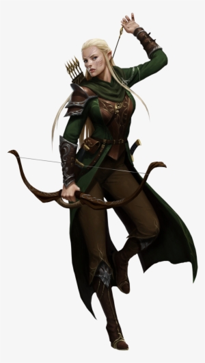 Pathfinder Female Elf Ranger