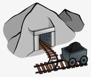 Cave Clipart Underground Tunnel - Mine Clipart Png